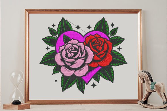 Charming Pink Roses for Your Embroidery Projects