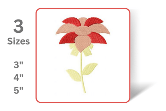 Elegant Flower: A Versatile Embroidery Design