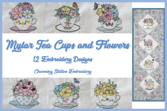 Elegant Mylar Tea Cups and Flowers Review