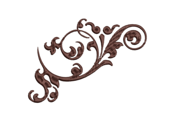 Elegant Ornament: A Versatile Embroidery Design