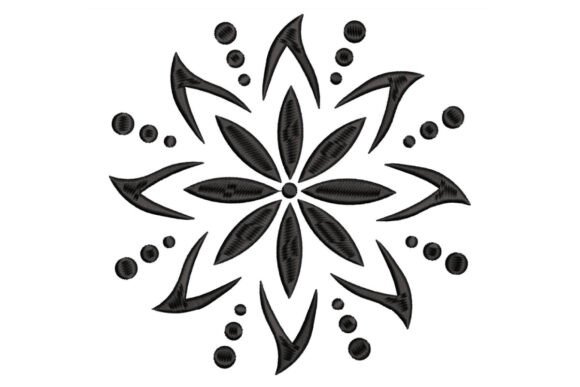 Flower Pattern Mandala Art for Apparel