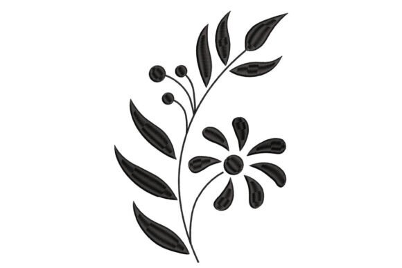 Playful Flower Embroidery for Business