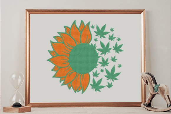 Sunflower Weed: A Versatile Embroidery Design